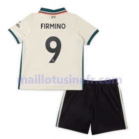 Maillot de Foot Liverpool Roberto Firmino 9 Extérieur 2021-22 - Enfant
